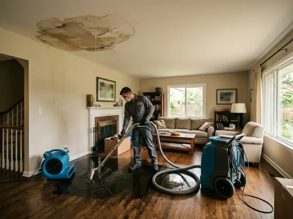 attic-pipe-burst-ceiling-drip-008 — frequently asked questions, Water Damage Restoration & Carpet Care in Portsmouth, NH
